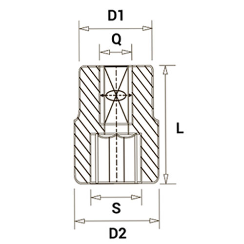 Головка торцевая 19м 6-гранная 3/4" CrV ULTRA – 6075192