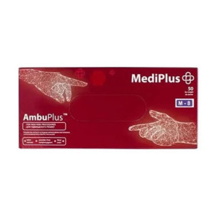 Перчатки латексные AmbuPlus размер M
