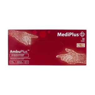 Перчатки латексные AmbuPlus размер XL