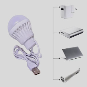 Подвесная LED лампа 5W с кабелем USB