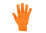 Робочі рукавички Корона оранжеві з малюнком ПВХ
