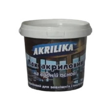 Лак акриловий по дереву 1 кг Akrilika