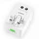Перехідник адаптер 2USB/2.1A/Lemanso