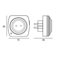 Таймер добовий механічний Lemanso LM662