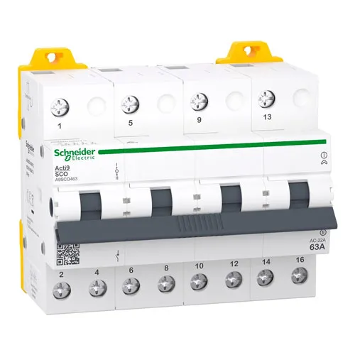 Переключатель 3-х позиционный Schneider Electric iSSW Acti9 4P 63A A9SCO463