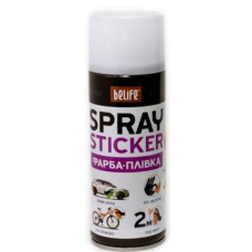 Аерозольна фарба-плівка Belife 400 ml біла матова
