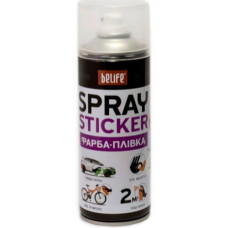 Аерозольна фарба-плівка Belife 400 ml лак матовий