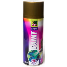 Аерозольна акрилова молоткова фарба Belife 400 ml коричнева