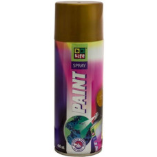 Аерозольна акрилова молоткова фарба Belife 400 ml золото
