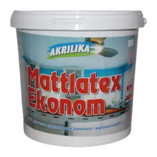 Латексна акрилова фарба Mattlatex Ekonom 14 кг Akrilika