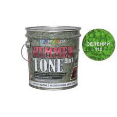 Грунт емаль Hammer Tone 3 в 1 Fantazia зелена 0,75 л