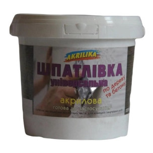 Шпаклівка універсальна 0,4 кг Akrilika