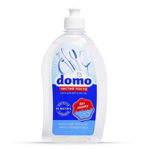Средство для мытья посуды Безфосфатное без аромата 500 мл Domo