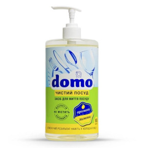Средство для мытья посуды Безфосфатное Лимон 950 мл Domo