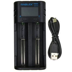 Зарядное устройство универсальное Rablex 406/2 LSD дисплей