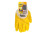 Робочі рукавички стекольщика Mastertool з облитою долонею жовті
