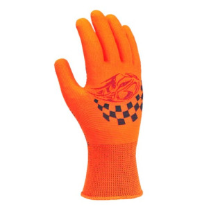 Рабочие перчатки DOLONI 4111 ДКГ оранжевая с 2х сторонним черным ПВХ АВТО