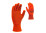 Робочі рукавички DOLONI 4111 ДКГ помаранчева з 2х стороннім чорним ПВХ АВТО