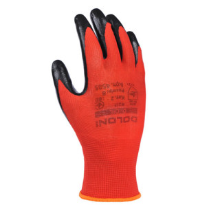Робочі рукавички DOLONI 4585 D-OIL з нітрильною обливою розмір 8