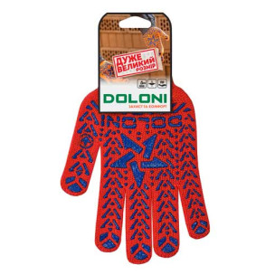 Рабочие перчатки DOLONI 5640 ДКГ Звезда красная 12 размер