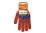 Робочі рукавички DOLONI 794 трикотажні помаранчеві робочі з ПВХ