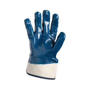 Рабочие перчатки DOLONI 861 ДКГ нитрил, синяя манжет крага 11 размер