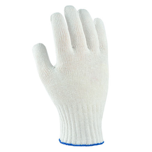 Рабочие перчатки DOLONI 876 трикотажные рабочие белые без пвх Универсал 10 класс