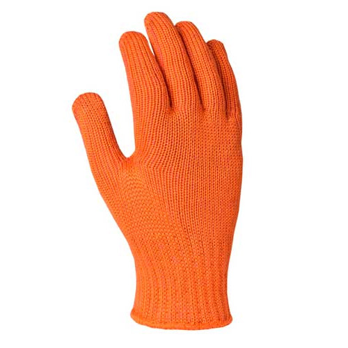 Робочі рукавички DOLONI 564 ДКГ Зірка помаранчева чорний малюнок