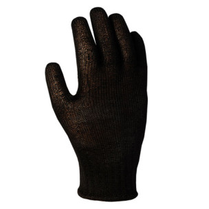Рабочие перчатки DOLONI 711 черные ПВХ рубиновый узор