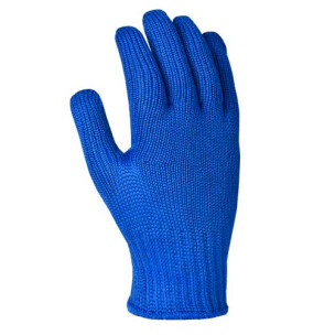 Рабочие перчатки DOLONI 4450 трикотажные синие с пвх универсал PROFI 10 класс