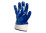 Робочі рукавички DOLONI 851 ДКГ нітрил, синя манжет крага