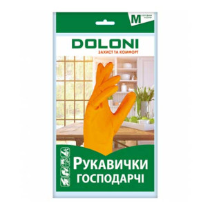Рабочие перчатки DOLONI 4545 хозяйственные латексные р.M