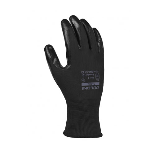 Рабочие перчатки DOLONI 5122 D-OIL с нитриловым обливом размер 10