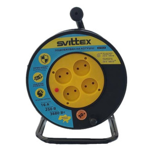 Подовжувач на котушці SVITTEX 30 м SV-005-B