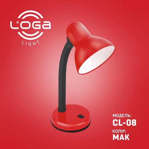 Лампа настольная Мак ТМ Loga CL-08