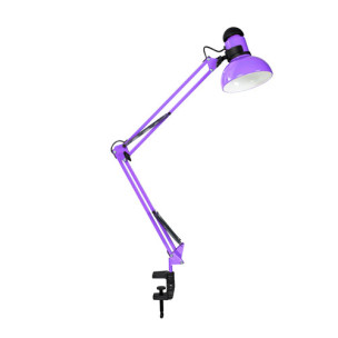 Лампа настольная со струбциной Сирень L-610