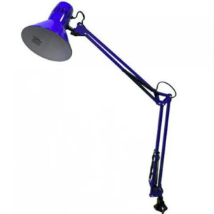 Лампа настільна зі струбциною Lemanso LMN093 синя
