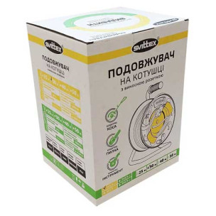 Подовжувач на котушці SVITTEX з виносною розеткою Стандарт 30 м SV-2050